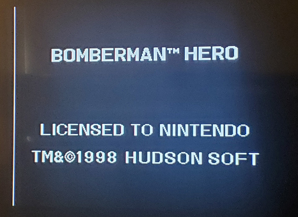 Bomberman Hero N64 Nintendo 64 Video Game Cartridge 1998 - for just $25.99! 