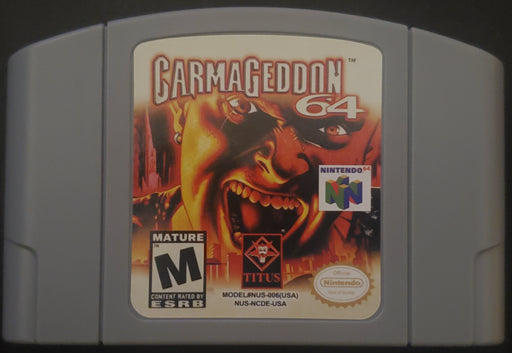 Carmageddon N64 Nintendo 64 Video Game Cartridge 2000 - for just $25.99! 