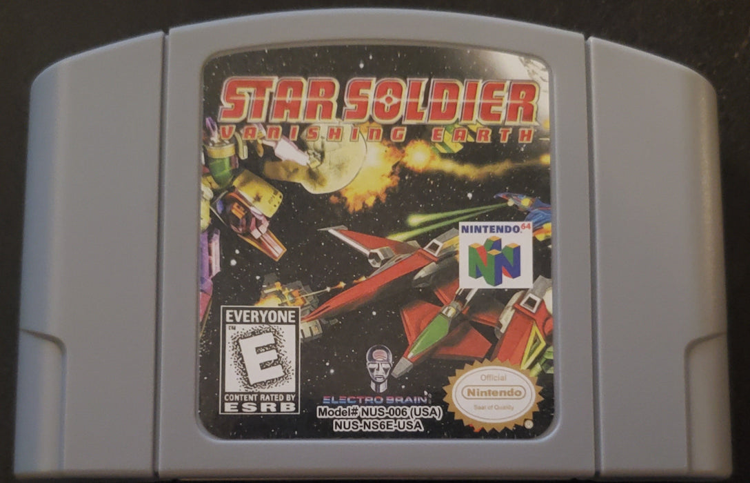 Star Soldier Vanishing Earth N64 Nintendo 64 Video Game Cartridge 1998 - for just $25.99! 