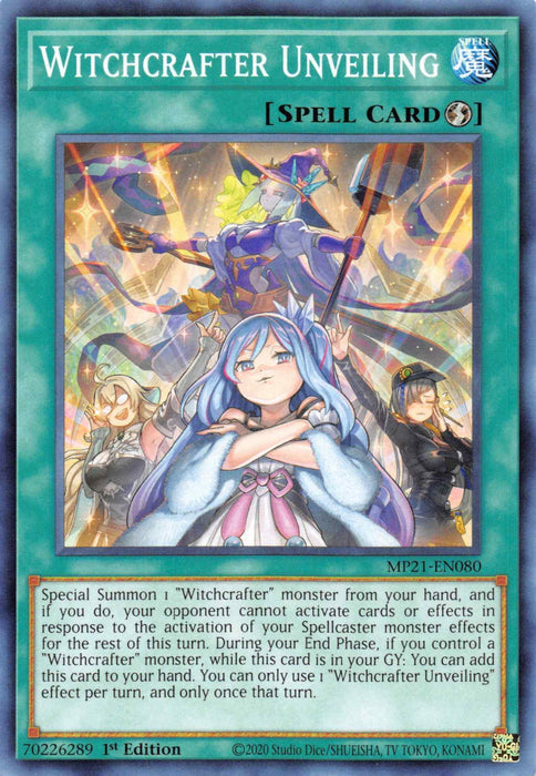Witchcrafter Unveiling [MP21-EN080] Common - for just $0.10! 
