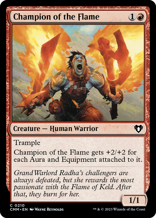 Champion of the Flame (CMM-210) - Commander Masters - for just $0.05! 