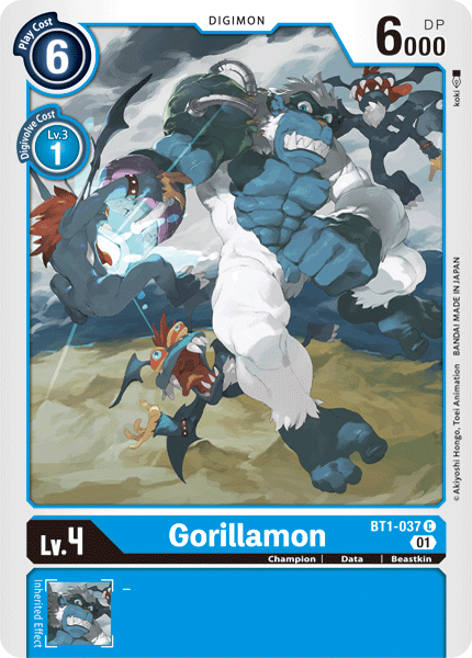 Gorillamon [BT1-037] (Alternative Art) [Starter Deck: Ulforce Veedramon] - Just $0.09! Shop now at Retro Gaming of Denver