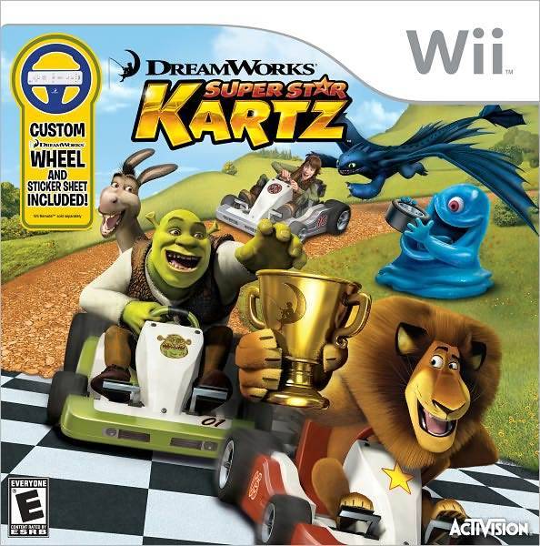 Dreamworks Super Star Kartz with Wheel (Wii) - for just $0! 