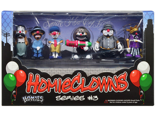 Homies - "HomieClowns" Series 3 2-Inch Figures Set of 6 Pieces by Homies - for just $24.99! 