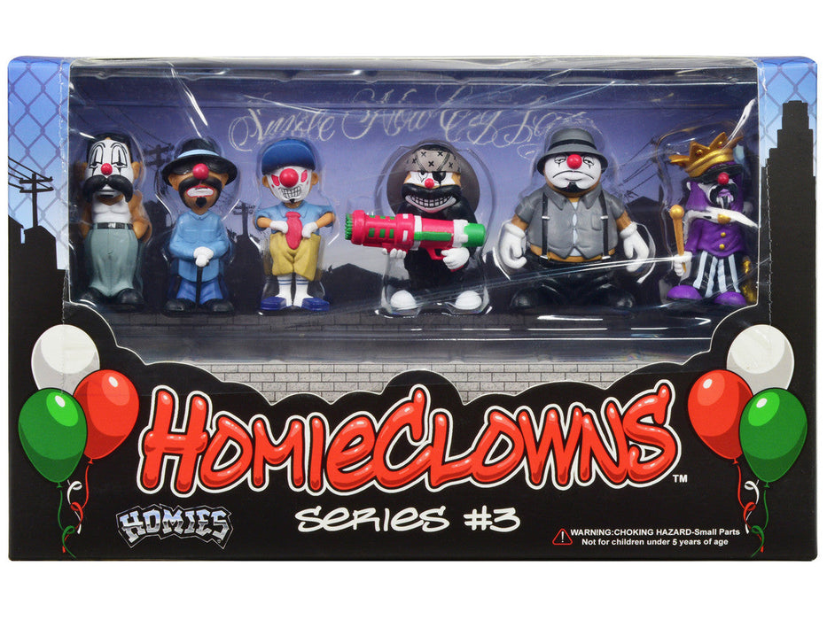 Homies - "HomieClowns" Series 3 2-Inch Figures Set of 6 Pieces by Homies - for just $24.99! 