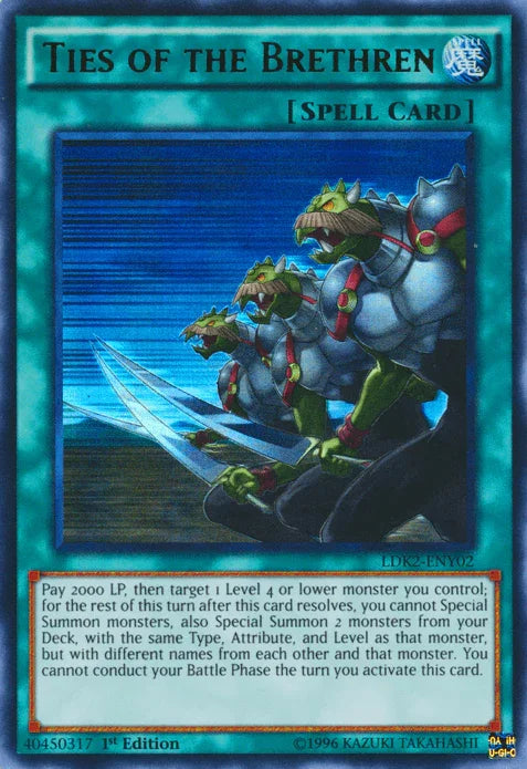 Ties of the Brethren [LDK2-ENY02] Ultra Rare - for just $0.10! 