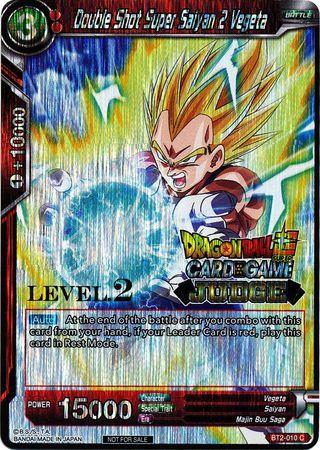 Double Shot Super Saiyan 2 Vegeta (Level 2) (BT2-010) [Judge Promotion Cards] - for just $9.65! 