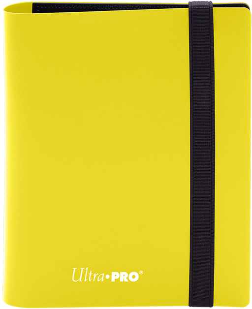 Ultra PRO: 2-Pocket PRO-Binder - Eclipse (Lemon Yellow) - Just $0! Shop now at Retro Gaming of Denver