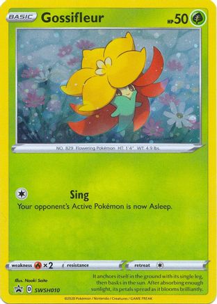 Gossifleur SWSH010/307 - SWSH Sword & Shield Promo Cards Holofoil - for just $0.20! 