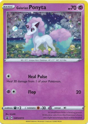 Galarian Ponyta SWSH013/307 - SWSH Sword & Shield Promo Cards Holofoil - for just $2.43! 