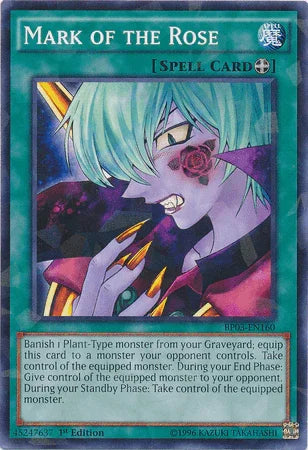 Mark of the Rose [BP03-EN160] Shatterfoil Rare - for just $0.25! 