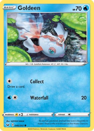 Goldeen () 046/202 - SWSH01 Sword & Shield Base Set - for just $0.05! 