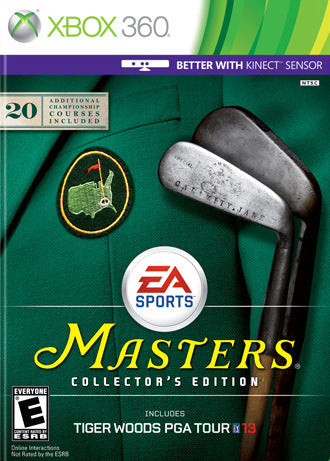 Tiger Woods PGA Tour 13 Masters Collectors Edition (Xbox 360) - for just $0! 