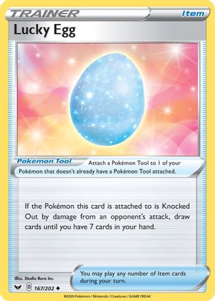 Lucky Egg 167/202 - SWSH01 Sword & Shield Base Set - for just $0.08! 