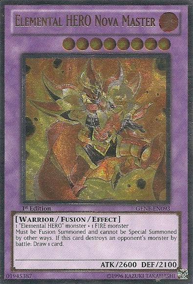 Elemental Hero Nova Master [GENF-EN093] Ultimate Rare - for just $6.60! 