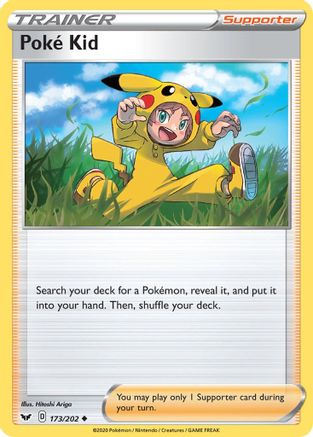 Poke Kid 173/202 - SWSH01 Sword & Shield Base Set - for just $0.10! 