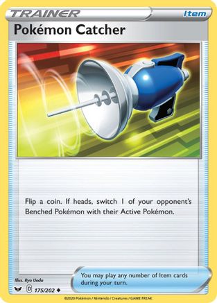Pokemon Catcher 175/202 - SWSH01 Sword & Shield Base Set - for just $0.08! 