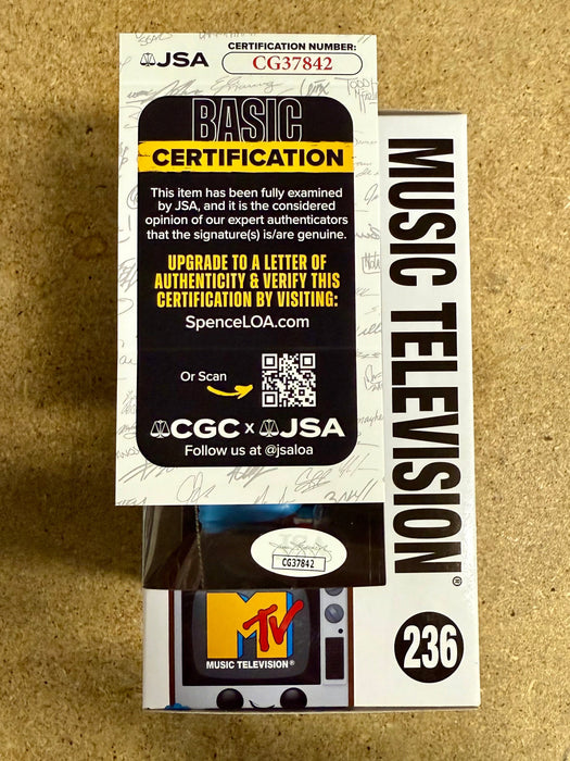 Country Rock Musician Vince Gill Signed 2024 MTV Funko Pop #236 With JSA COA - for just $100! 