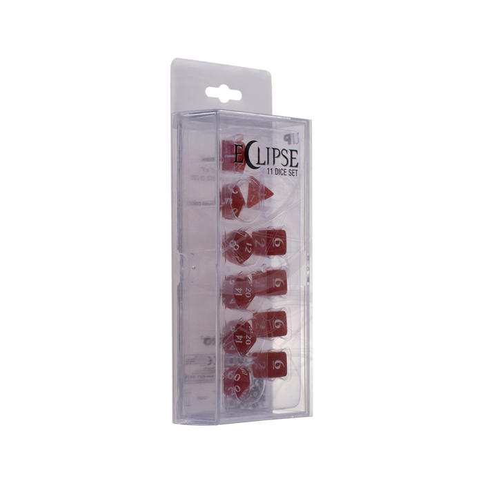 Ultra PRO: 11-Dice Set - Eclipse (Apple Red) - Just $9.95! Shop now at Retro Gaming of Denver