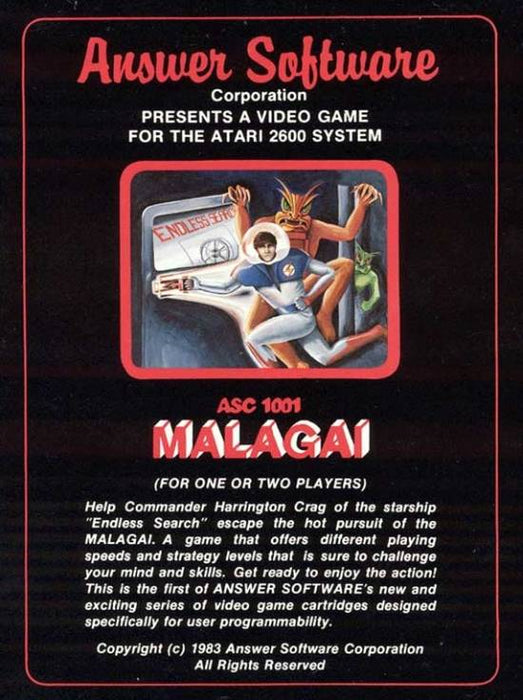 Malagai (Atari 2600) - for just $0! 