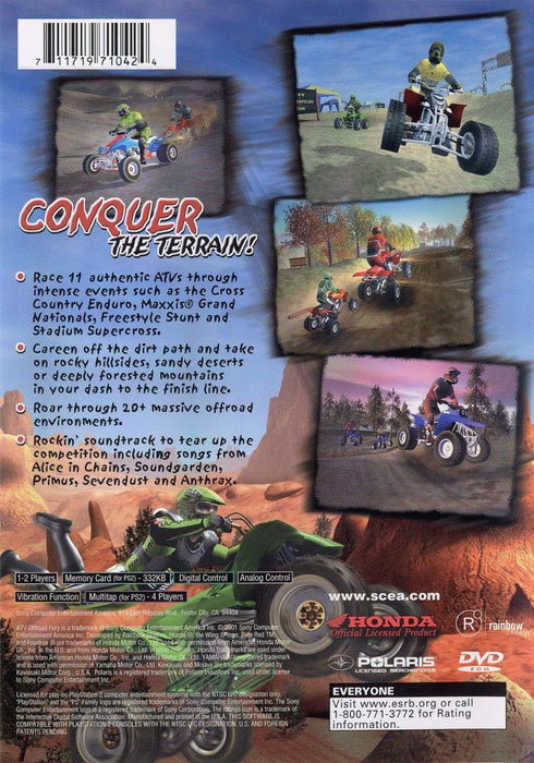 ATV Offroad Fury – PlayStation 2 (PS2) - for just $3.99! 