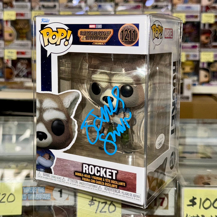 Director James Gunn Signed Funko Pop! Marvel #1211 Rocket GOTG 2023 With JSA COA - for just $300! 