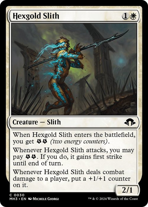 Hexgold Slith (MH3-030) - Modern Horizons 3 - for just $0.03! 