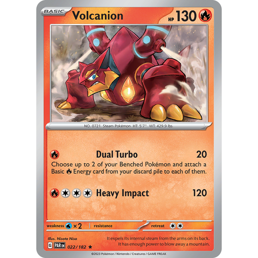 Volcanion (022/182) [Scarlet & Violet: Paradox Rift] - Just $0.05! Shop now at Retro Gaming of Denver