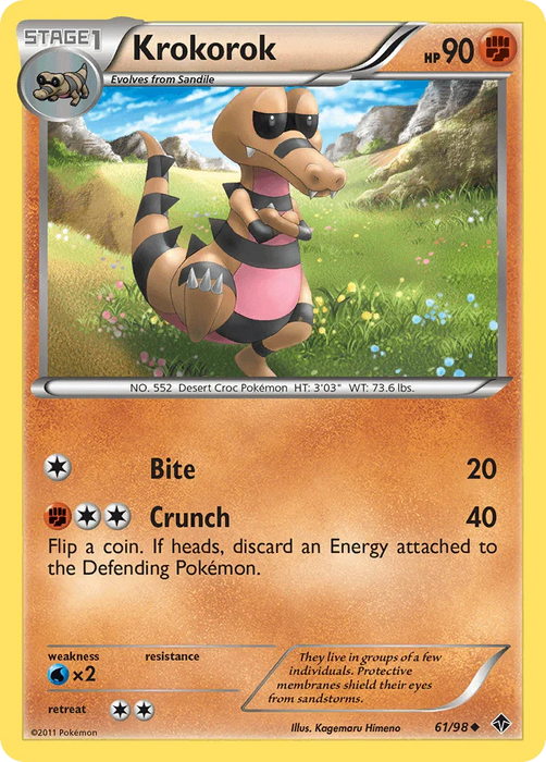 Krokorok (61/98) [Black & White: Emerging Powers] - for just $0.15! 