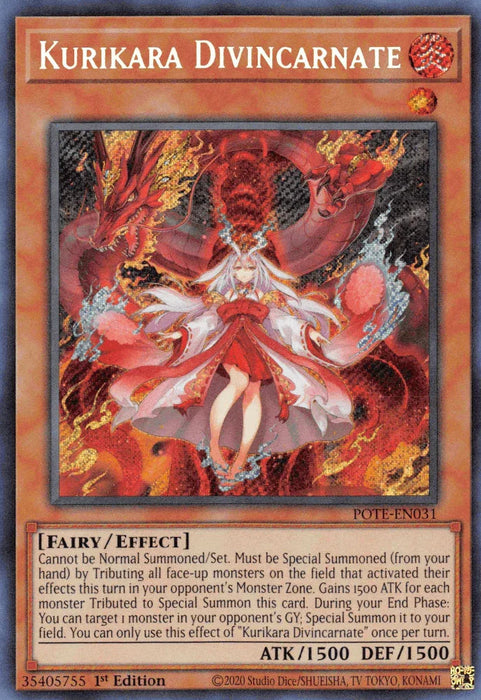 Kurikara Divincarnate [POTE-EN031] Secret Rare - for just $2.85! 