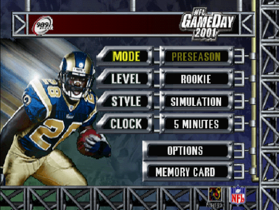 NFL GameDay 2001 – PlayStation 1 (PS1) - for just $6.99! 