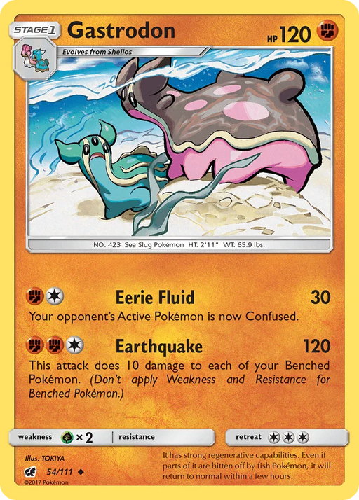 Gastrodon (54/111) [Sun & Moon: Crimson Invasion] - for just $0.10! 