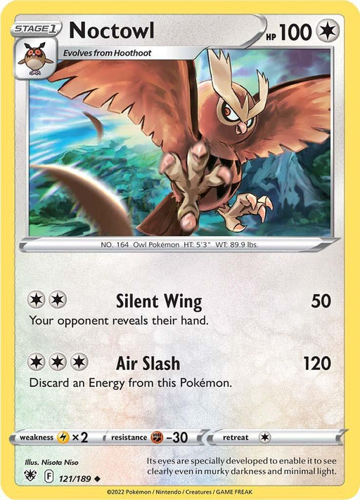 Noctowl (121/189) [Sword & Shield: Astral Radiance] - for just $0.10! 