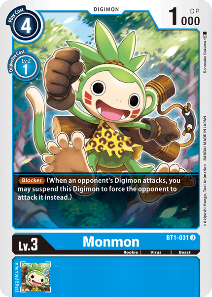 Monmon [BT1-031] [Release Special Booster Ver.1.0] - Just $0.09! Shop now at Retro Gaming of Denver