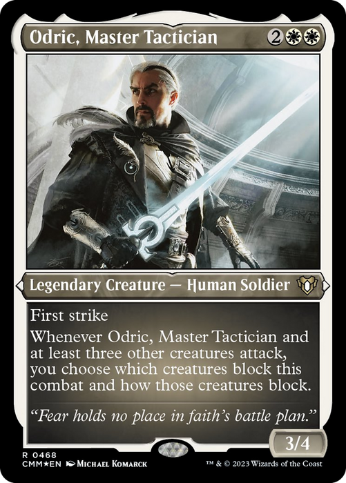 Odric, Master Tactician (Foil Etched) [Commander Masters] - Just $5.40! Shop now at Retro Gaming of Denver