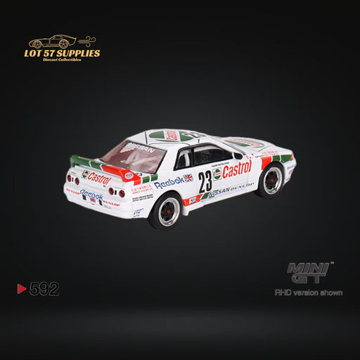 Mini-GT Nissan Skyline GT-R (R32) Gr. A #23 1990 Macau Guia Race Winner #592 1:64 MGT00592 - for just $21.99! 