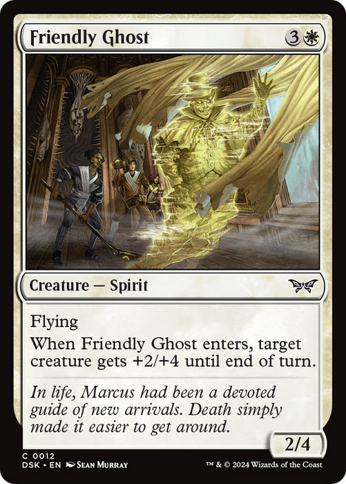 Friendly Ghost (DSK-012) - Duskmourn: House of Horror Foil - for just $0.02! 
