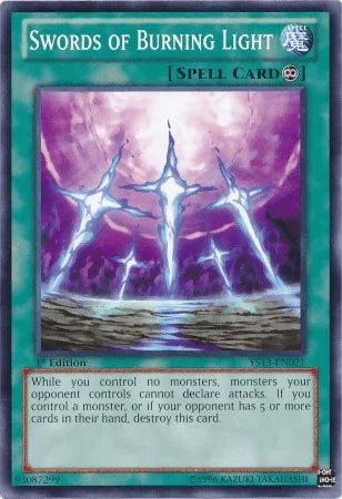 Swords of Burning Light [YS13-EN021] Common - for just $0.20! 