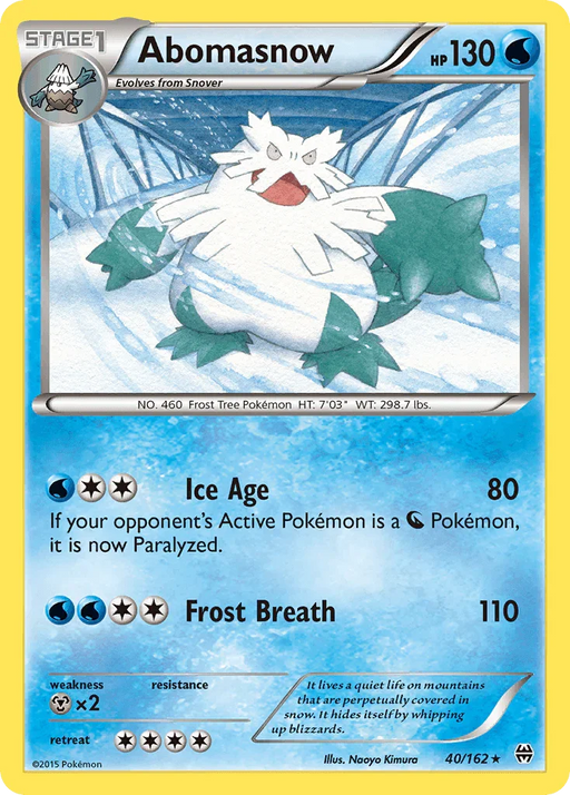 Abomasnow (40/162) [XY: BREAKthrough] - for just $0.10! 