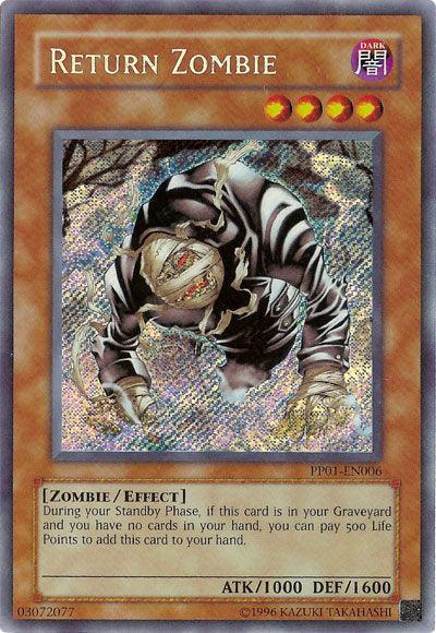 Return Zombie [PP01-EN006] Secret Rare - for just $0.15! 
