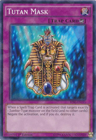 Tutan Mask [BP03-EN195] Shatterfoil Rare - for just $0.15! 