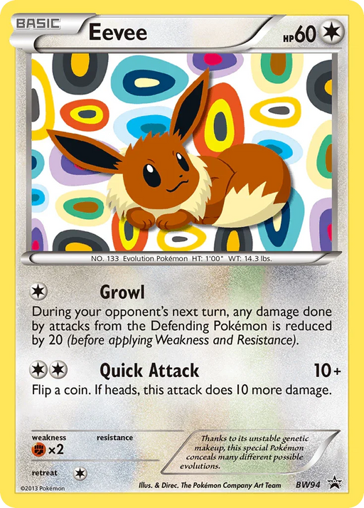 Eevee (BW94) [Black & White: Black Star Promos] - for just $37.80! 