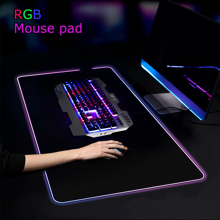 Luminous Mouse RGB Mouse LED Gaming Large Office Desk Pad - for just $61.74! 