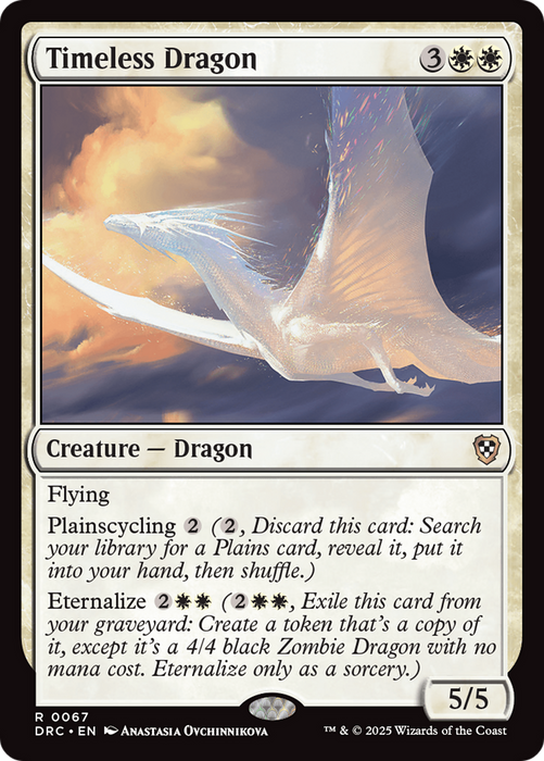 Timeless Dragon (DRC-067) - Commander: Aetherdrift - for just $0.05! 
