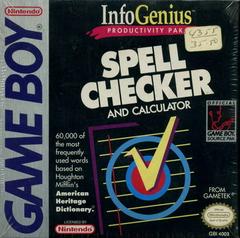 InfoGenius: Spell Checker and Calculator - GameBoy - for just $15.99! 