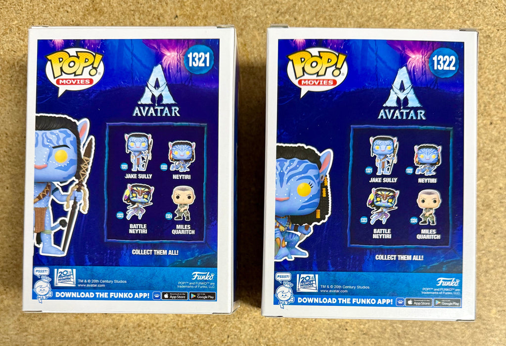 Funko Pop! Movies Neytiri & Jake Sully Avatar The Way Of Water 2022 Set Of 2 - for just $25! 