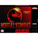 Mortal Kombat (Super Nintendo) - Just $0! Shop now at Retro Gaming of Denver