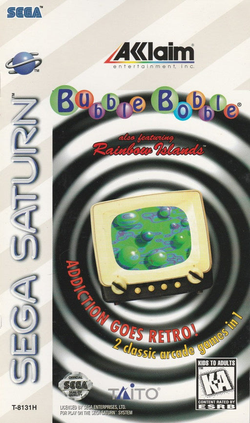 Bubble Bobble Featuring Rainbow Islands (Sega Saturn) - for just $0! 