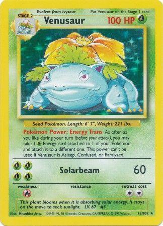 Venusaur (15/102) [Base Set Unlimited] - for just $61.75! 