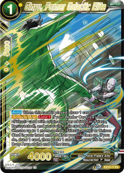 Ginyu, Former Galactic Elite (EX19-17) [Special Anniversary Set 2021] - for just $0.10! 
